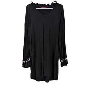 MIHO's black everything sequins comfy dress large @P